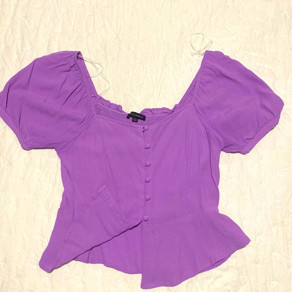 Peplum Style Junior’s Blouse Size L